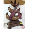 Image 6 : Canoe Electric Table Lamp : Crestview Collection (Total Measures: 32"H)