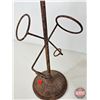 Image 3 : Free Standing Bottle Tree/Stand & Honey Bee Canister (Bottle Rack 32-1/2"H)