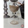 Image 8 : Décor Combo: Globe; Sea Horse; Candle Holders; Trinket Bowls; Hour Glass; Planters
