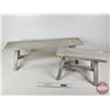 Image 1 : Décor Plant Stands / Benches (2) (Largest Measures: 10"H x 33"W x 10-1/2"D)