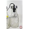 Image 5 : Glass Bottle Pendant Light (Electric)  (Each Bottle Measures: 9"H)