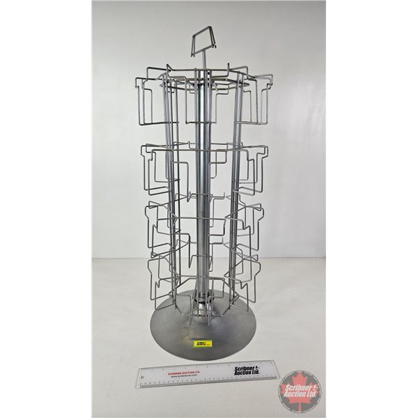 Revolving Wire Display Stand for Postcards or Greeting Cards (29-1/2"H)