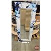 Image 2 : Decorative Floor Bevelled Mirror (Blue Floral) (Total Measures: 59"H x 23"W)