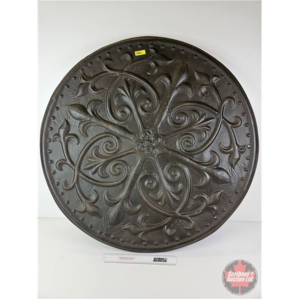 Embossed Tin Wall Décor (Large) (38"Dia)