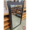 Image 2 : Large Framed Bevelled / Wood Framed Mirror (30-1/2" x 54-3/4")