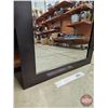 Image 4 : Large Framed Bevelled / Wood Framed Mirror (30-1/2" x 54-3/4")