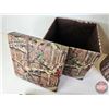 Image 5 : Camo Décor Bins, Storage Box & Floor Mat "Rivers Edge" (Mat Size : 3ft x 5ft) (Tallest Cylinder Bin 