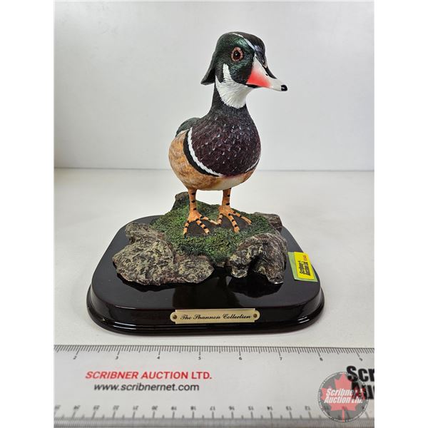 Wood Duck Figurine from the Shannon Collection w/Original Box (Box Measures : 10"H x 9-1/2"W x 9-1/2