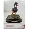 Image 1 : Wood Duck Figurine from the Shannon Collection w/Original Box (Box Measures : 10"H x 9-1/2"W x 9-1/2