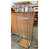 Image 1 : Pillar Glass Display Case (3 Sides) (Note : No Door) (Measures : 64-1/2"H x 15-3/4"W x 14"D)