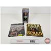 Image 1 : Duck Dynasty Trio : "Fear the Beard" Sign, Mousepad & Willie Robertson Bobblehead (Sign Measures : 8