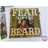 Image 2 : Duck Dynasty Trio : "Fear the Beard" Sign, Mousepad & Willie Robertson Bobblehead (Sign Measures : 8