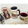 Image 4 : Combo (14pcs) : Duck Dynasty Coffee Cups & Mousepad ; Mancave Sign ; American Expedition Travel Mugs