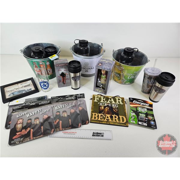 Combo (22pcs) : Bud Light Lime Beer Bucket ; Original 16 Beer Buckets (2) ; Alexander Keith Bucket (