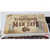 Image 4 : Man Cave Combo : Harley Davidson Flag ; Steampowered Man Cave Sign ; Man Cave Bear Tray ; Welcome Si