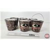 Image 2 : Mossy Oak Citronella Candles (6) (Measures : 5"H x 5-1/2"Dia)