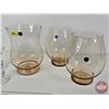 Image 2 : Glass Vases (3) & Glass Candle Stick Holders (3)  (Tallest Vase Measures : 10-3/4"H)