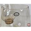 Image 3 : Glass Vases (3) & Glass Candle Stick Holders (3)  (Tallest Vase Measures : 10-3/4"H)