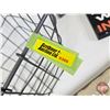 Image 11 : Wire Basket Lot w/Novelty Wooden Signs (8) (Basket Measures : 9"H x 20-1/2"W x 8"D)