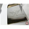 Image 3 : Combo : Glass Trout Cutting Board & Corvette BBQ Set  (Board Measures : 12"W x 16"L)
