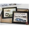 Image 2 : Vintage Car Combo : Pillow Cases (3) ; Hardboard Place Mats (8) ; Signs (2) & Coat Hook