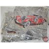 Image 4 : Vintage Car Combo : Pillow Cases (3) ; Hardboard Place Mats (8) ; Signs (2) & Coat Hook