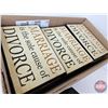 Image 3 : Hardboard Novelty Signs (17) : Marriage is the sole cause of Divorce (Measures : 6-1/4"H x 10"W)