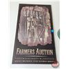 Image 2 : Farmers Décor Combo : Canvas Print ; Vases (3) & Wire Basket (Canvas Measures : 20"H x 12"W)