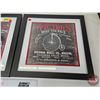 Image 4 : Framed Prints (2) : Antique Bicycle Theme (Measures : 17-3/4"H x 17-3/4"W)
