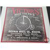 Image 5 : Framed Prints (2) : Antique Bicycle Theme (Measures : 17-3/4"H x 17-3/4"W)