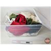 Image 1 : Store Display Doilies/Placemats/Clothes w/Tote (Tote Measures : 12"H x 22"W x 16"H)