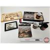 Image 1 : Combo (8pcs) : Duck Dynasty Mousepads & Coffee Cup ; Case IH Lanyard ; Steampowered Man Cave Sign ; 