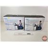 Image 5 : Yogibo Ergonomic Furniture Balls (2) : Blue & Yellow (Box Measures : 10-1/4"H x 12-3/4"W x 6-1/2"D)