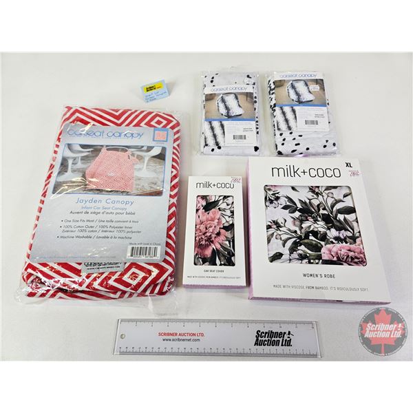 Car Seat Canopies (4) & Robe