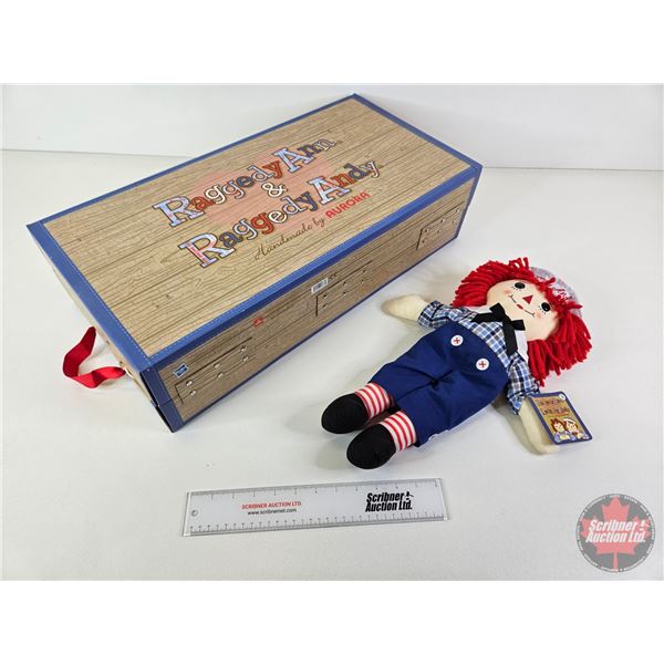 Raggedy Andy Doll w/Box (Box Measures : 6"H x 12"W x 24"D)