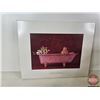 Image 6 : Combo : Plush Toys (9); Anne Geddes Hardboard Print ; Baby Scale Style Clock  (Hardboard Measures : 