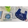 Image 2 : Baby Shower Gift Bundle (13pcs)  : Baby Bath ; Bath Mat ; Wash Clothes ; Bath Toys; Sign ; etc (Baby
