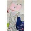 Image 4 : Baby Shower Gift Bundle (13pcs)  : Baby Bath ; Bath Mat ; Wash Clothes ; Bath Toys; Sign ; etc (Baby