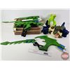 Image 1 : Dragon Combo : Plush Toys & Wing/Tail Costumes  (Wood Crate Measures : 6"H x 18-1/2"W x 13-1/4"D)