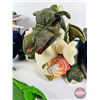 Image 2 : Dragon Combo : Plush Toys & Wing/Tail Costumes  (Wood Crate Measures : 6"H x 18-1/2"W x 13-1/4"D)