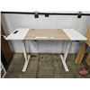 Image 12 : Electric Standing Desk w/Height Adjustment Control Panel, USB Charging Ports & Built In Power Bar  (