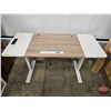 Image 14 : Electric Standing Desk w/Height Adjustment Control Panel, USB Charging Ports & Built In Power Bar  (