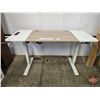 Image 15 : Electric Standing Desk w/Height Adjustment Control Panel, USB Charging Ports & Built In Power Bar  (