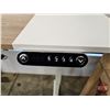 Image 2 : Electric Standing Desk w/Height Adjustment Control Panel, USB Charging Ports & Built In Power Bar  (