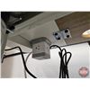 Image 8 : Electric Standing Desk w/Height Adjustment Control Panel, USB Charging Ports & Built In Power Bar  (