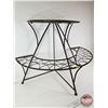 Image 3 : Semi-Circle Plant & Display Stand (Measures : 32"H x 43-1/2"W x 22"D)
