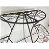Image 4 : Semi-Circle Plant & Display Stand (Measures : 32"H x 43-1/2"W x 22"D)