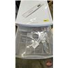 Image 2 : Plastic Rolling Storage Tower w/Contents  (Measures : 40"H x 13-1/2"W x 17"D)