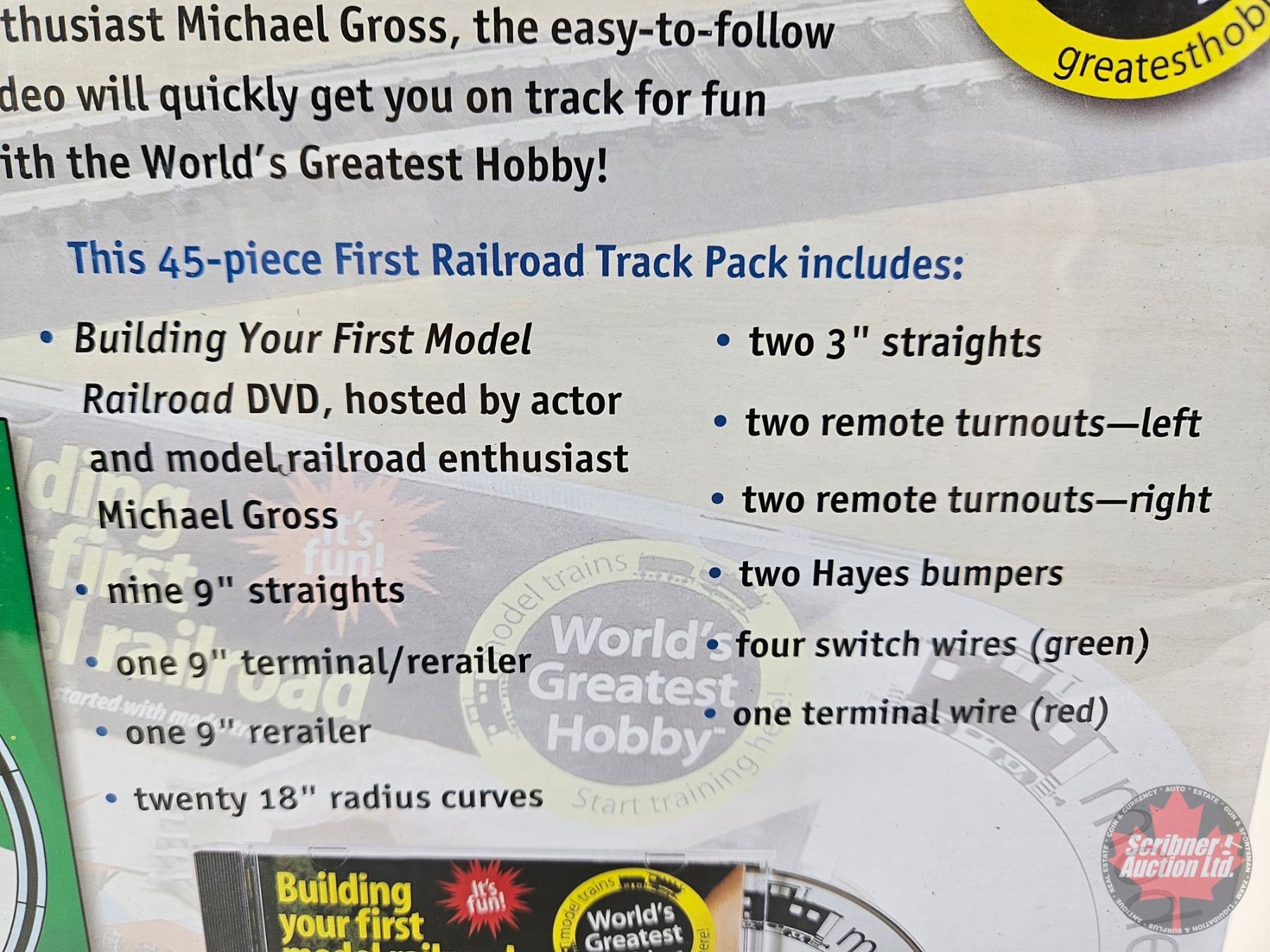 Pathmark Ho Train Set Bachmann HO Scale First Railroad 45pc Track Pack (NIB) w/Extra Track ...