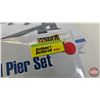 Image 5 : Bachmann HO Scale 14 pc E-Z Track Graduated Pier Set (2) (NIB)  (Box Measures : 2"H x 12-1/2"W x 6-1